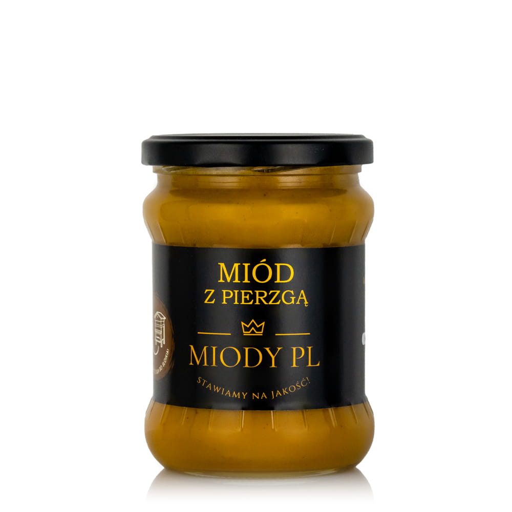 Miód z pierzgą - 600 g